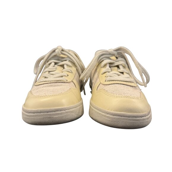 Veja V-10 J-Mesh Jute White Leather Women's Sneakers, Size 6 - Picture 4 of 9